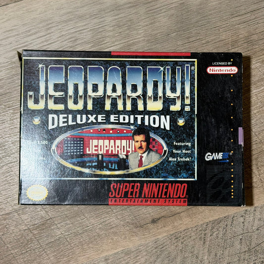 Jeopardy! Deluxe Edition (Super Nintendo, SNES)