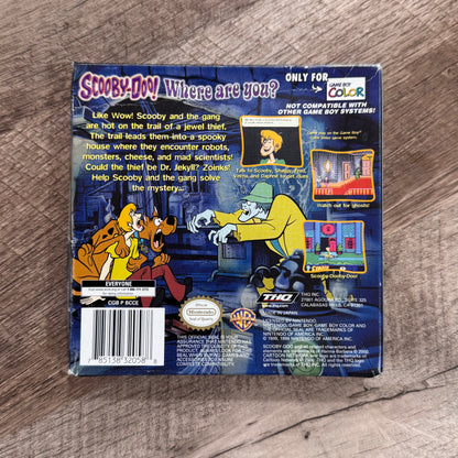 Scooby-Doo! Classic Creep Capers (Nintendo GameBoy Color, GBC)