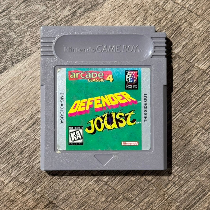 Defender / Joust (Nintendo GameBoy Color, GBC)