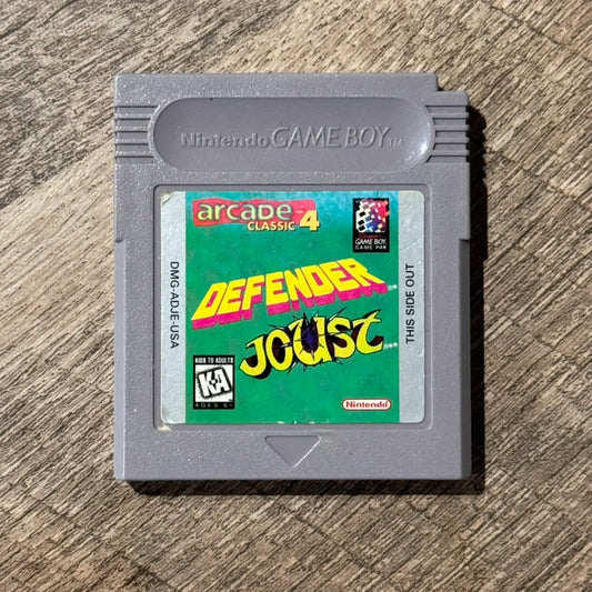 Defender / Joust (Nintendo GameBoy Color, GBC)