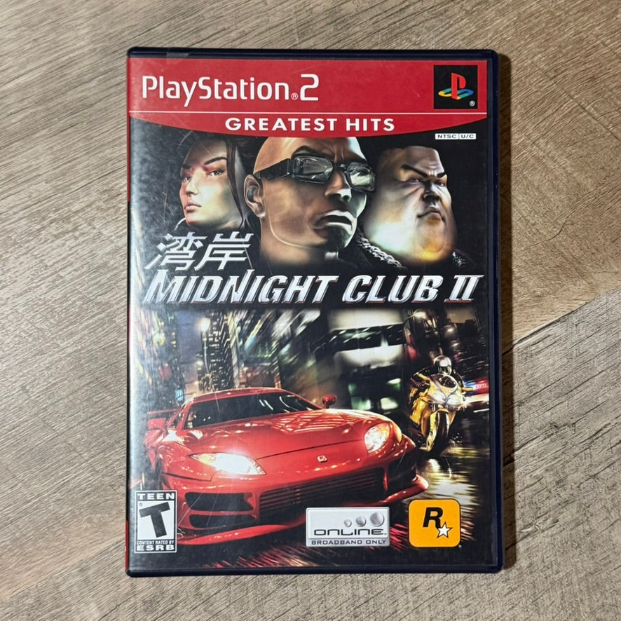 Midnight Club II (Sony Playstation 2, PS2)