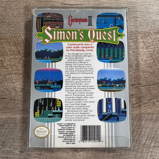 Castlevania II 2 Simon's Quest (Nintendo NES, 1988)