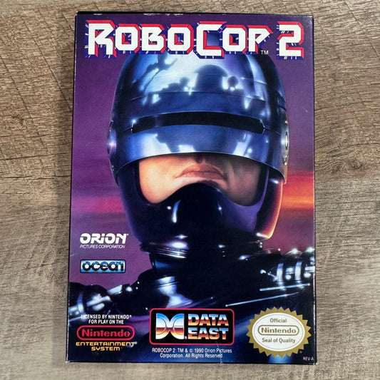 RoboCop 2 (Nintendo NES, 1991) 🔥Beautiful Box & Cart! Near Mint Condition🔥