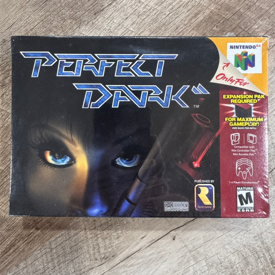 Perfect Dark (Nintendo 64, N64 2000) Brand New & Factory Sealed! VGC!