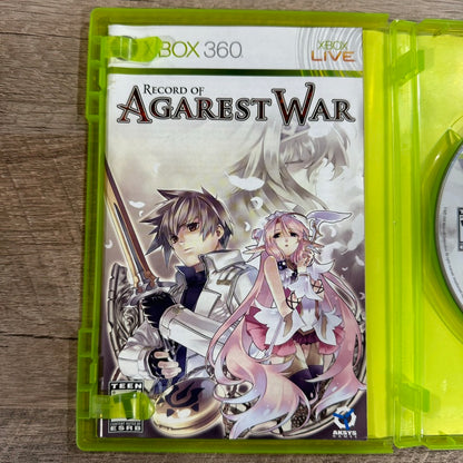Record of Agarest War (Microsoft Xbox 360, 2010) CLEAN CIB W/ Nice Manual!