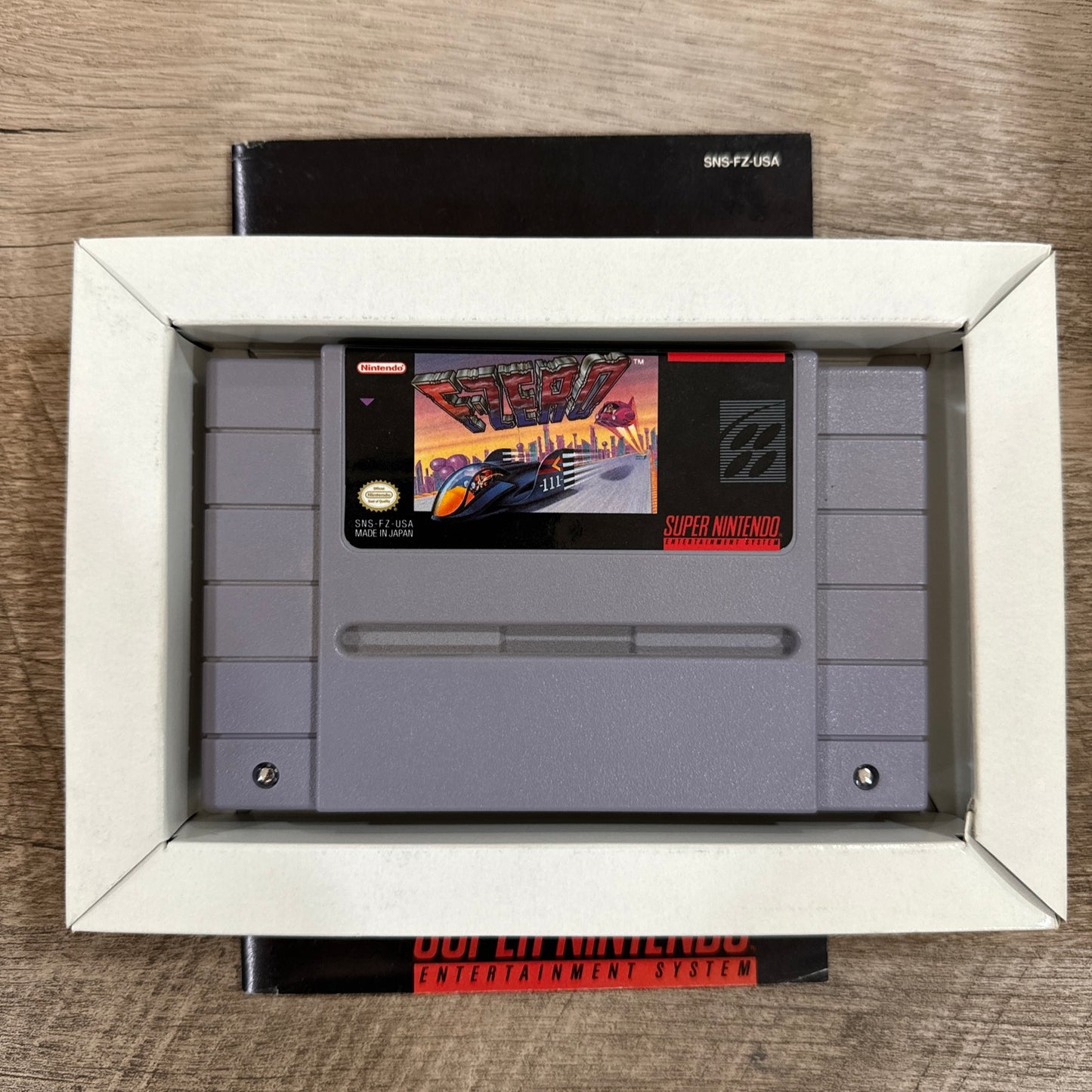 F-Zero (Super Nintendo SNES, 1991) CIB Complete Beautiful Copy & Authentic!