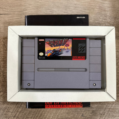 F-Zero (Super Nintendo SNES, 1991) CIB Complete Beautiful Copy & Authentic!