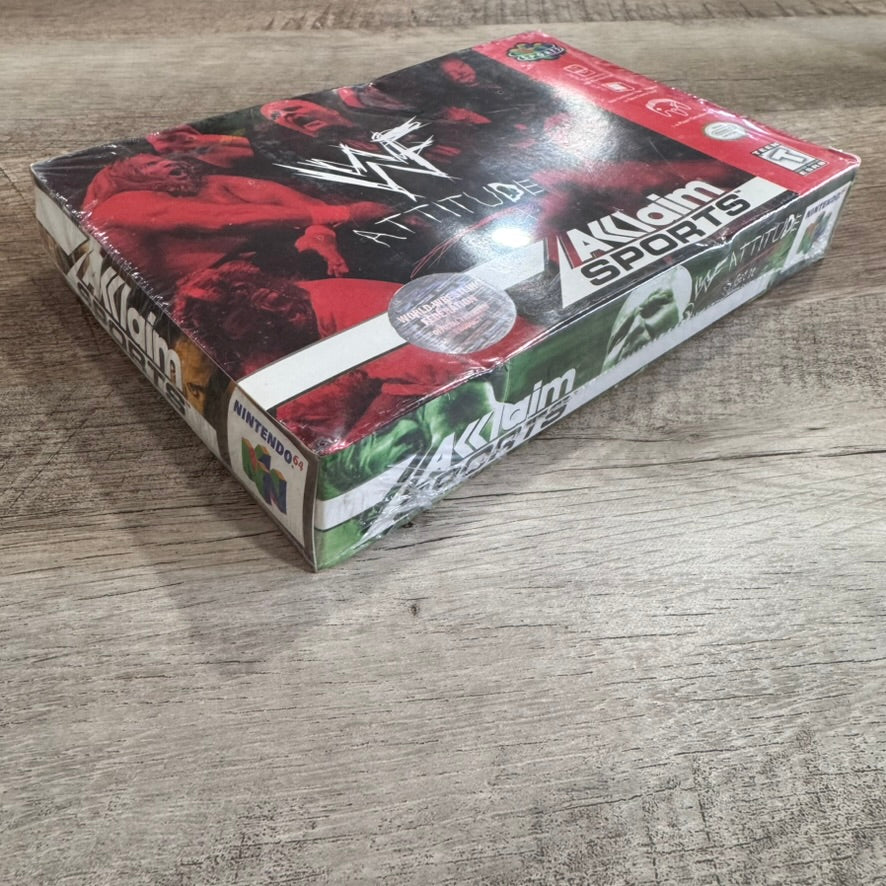 WWF Attitude (Nintendo 64 , N64 1999) Brand New & Factory Sealed!