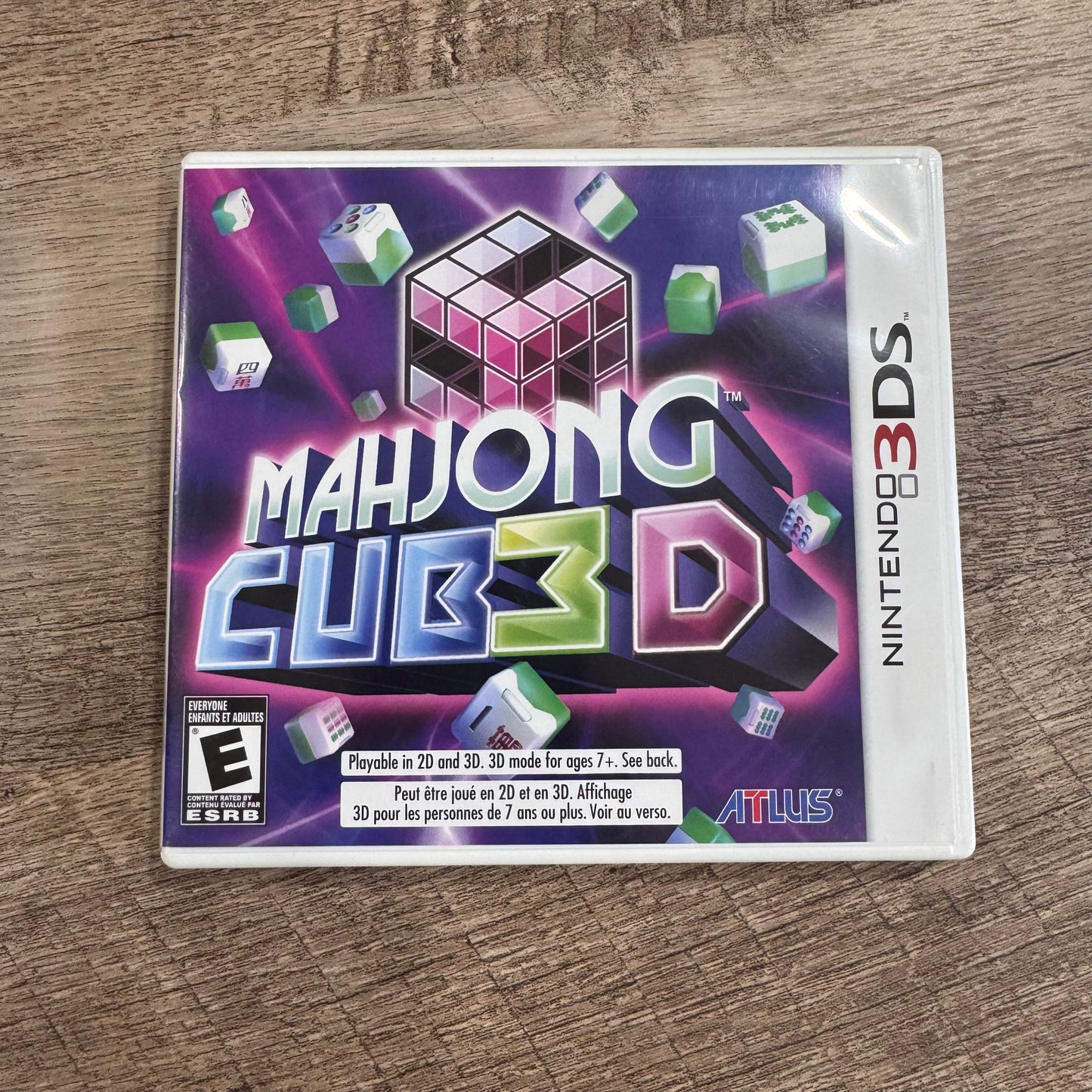 Mahjong CUB3D (Nintendo 3DS)