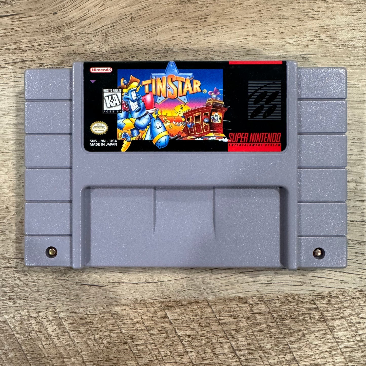 Tin Star (Super Nintendo, SNES 1994) Clean Copy Includes Box, Game Cart & Tray🔥