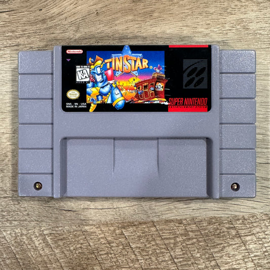 Tin Star (Super Nintendo, SNES 1994) Clean Copy Includes Box, Game Cart & Tray🔥