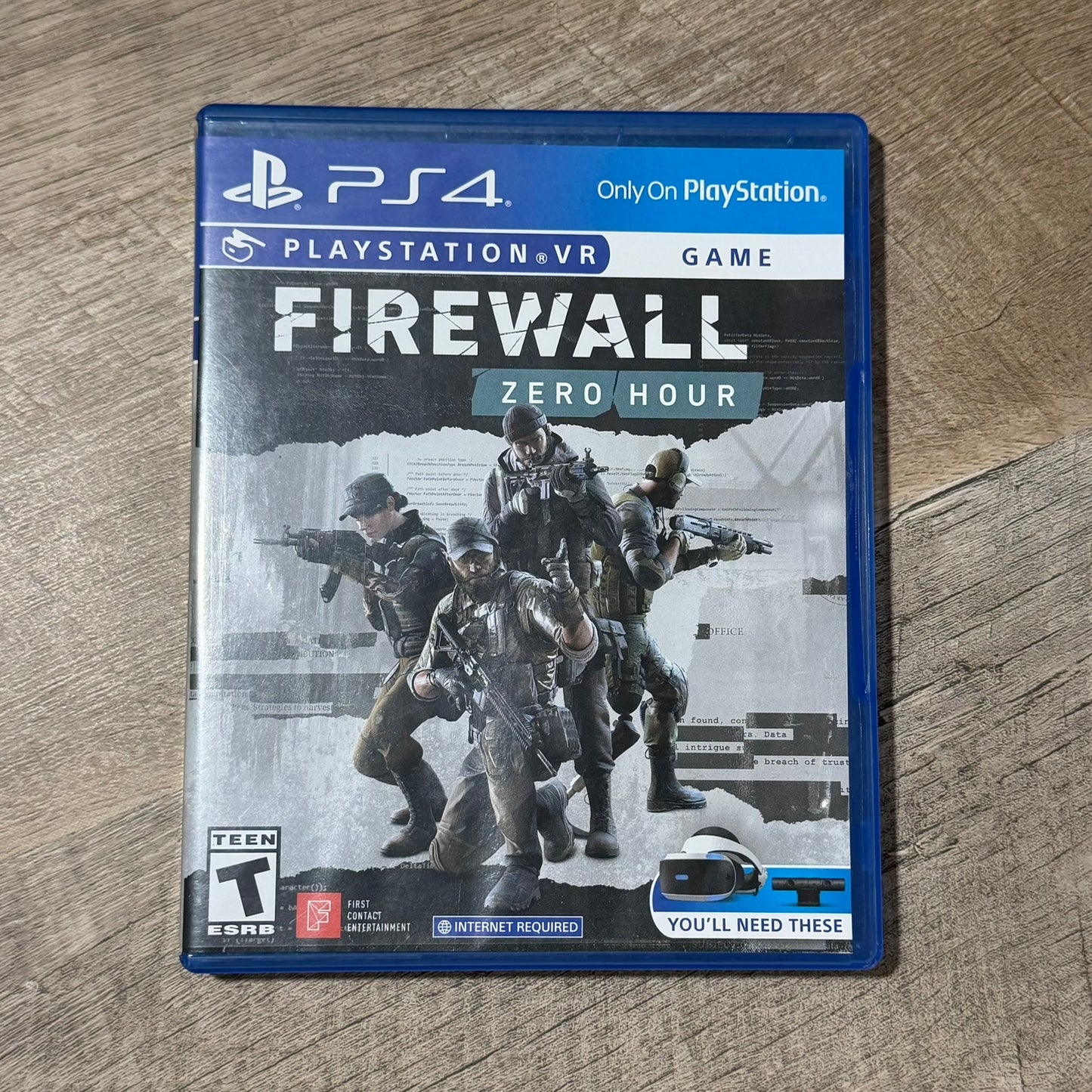 Fire Wall: Zero Hour (Sony Playstation 4, PS4)