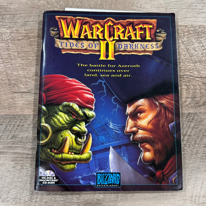 Warcraft II: Tides of Darkness BIG BOX (PC, 1995) CIB+ NEXT 350 LEVELS & Manual!