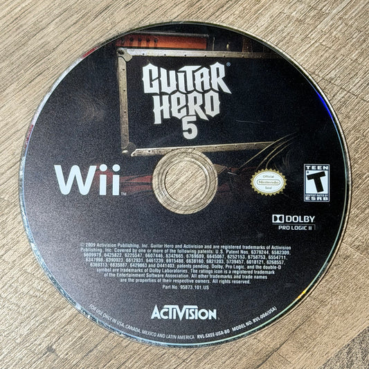 Guitar Hero 5 (Nintendo Wii)
