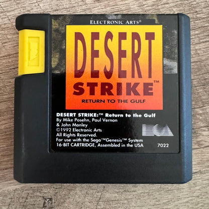 Desert Strike: Return to the Gulf (Sega Genesis, 1992) Complete & Very Clean!