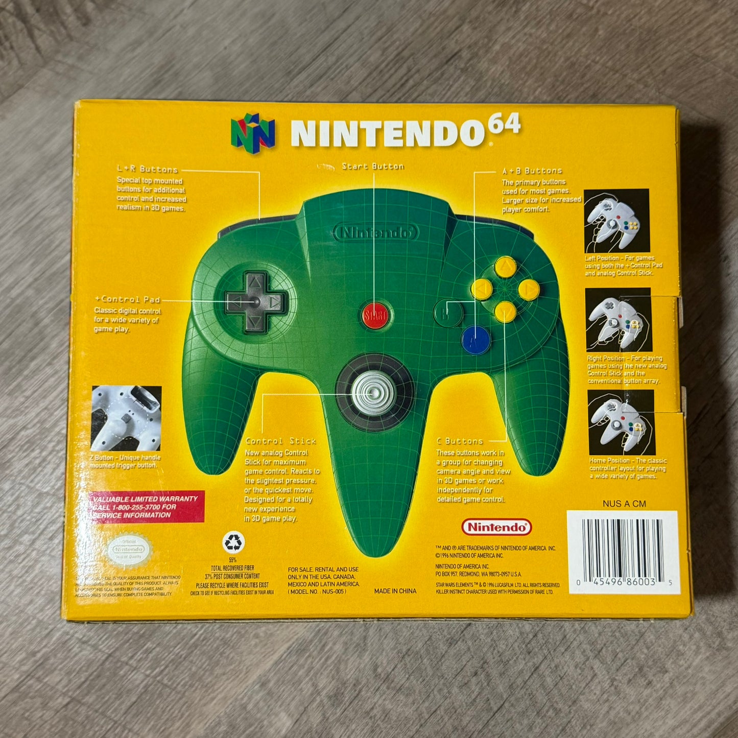 Nintendo 64 Controller (Nintendo 64, N64)