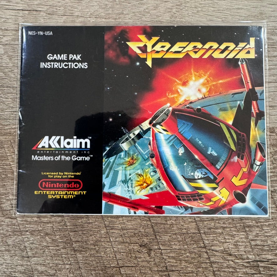 Cybernoid The Fighting Machine (Nintendo, NES 1989) CIB W/ Signs O’ Love!