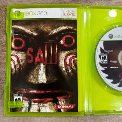 SAW (Microsoft Xbox 360, 2004) CIB Complete W/ MINT Disc & Manual! READ!