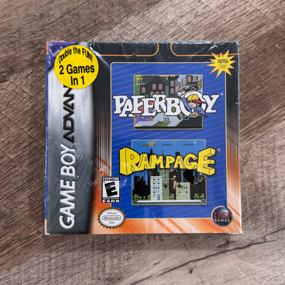 Paperboy / Rampage (Nintendo GameBoy Advance, GBA)