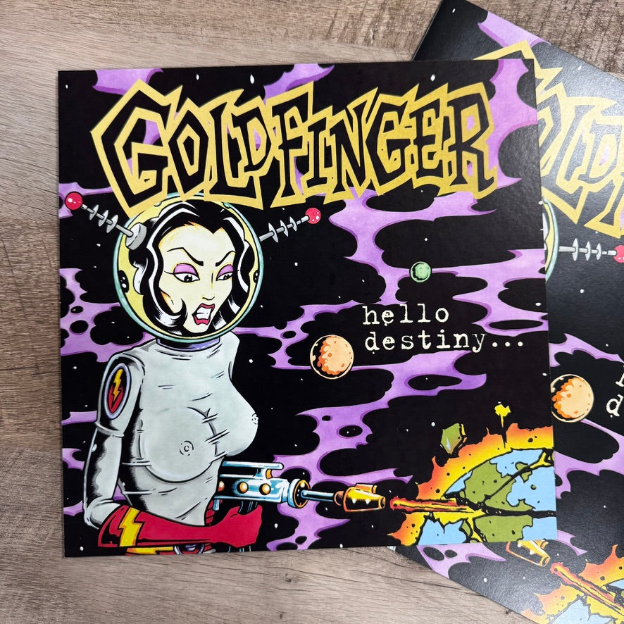 Goldfinger - Hello Destiny... Vinyl Record (2022 RSD, Gold Colored Vinyl) NM