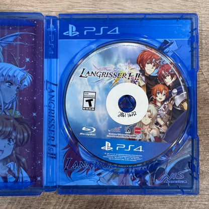 Langrisser I & II (Sony Playstation 4, PS4 2019) CIB W/ Minty Disc!