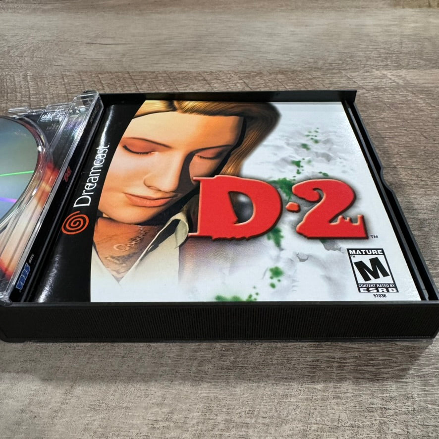 D2 (Sega Dreamcast, 2000) CLEAN & CIB W/ 4 Discs, Crispy Case & Manual!🔥