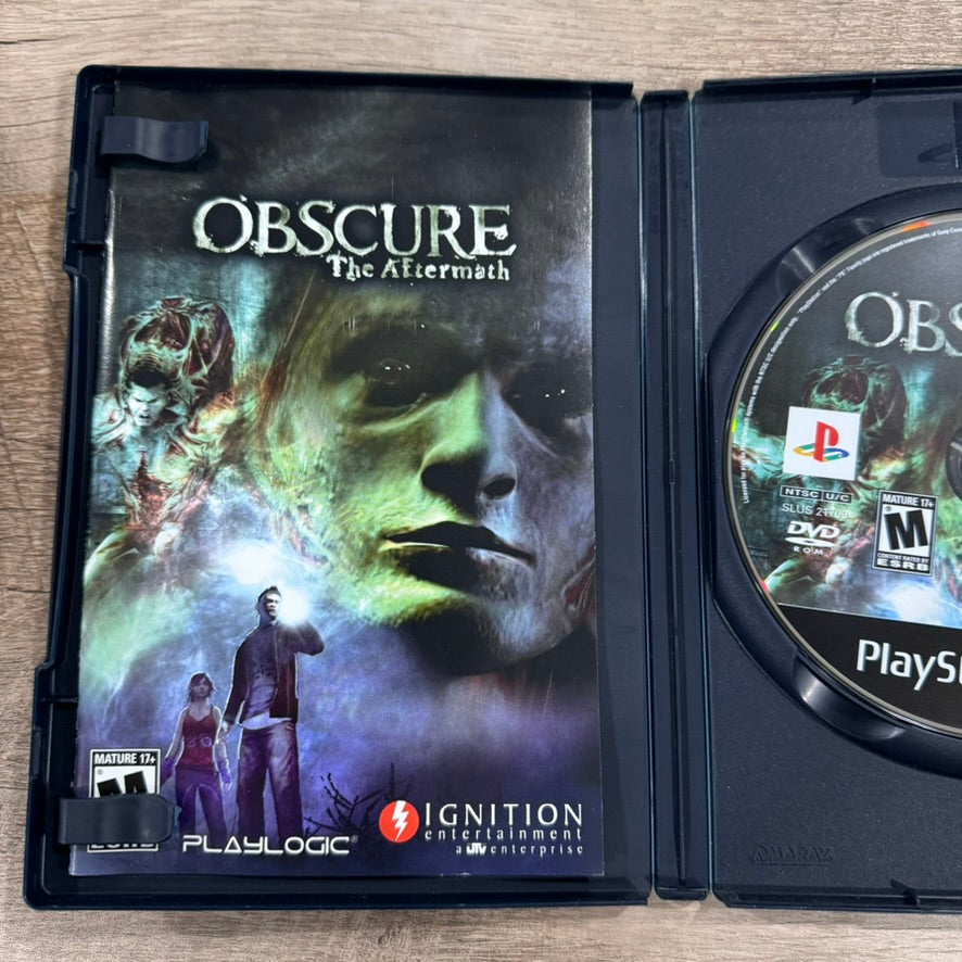 Obscure: The Aftermath (Sony PlayStation 2, PS2 2008) Complete W/ Manual NM!