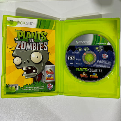 Plants vs. Zombies (Microsoft Xbox 360, 2010) CIB COMPLETE MINT CONDITION