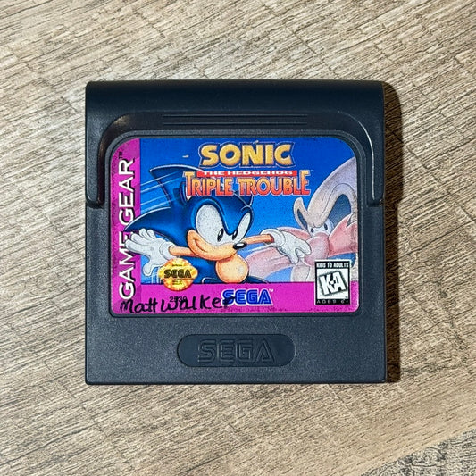 Sonic The Hedgehog Triple Trouble (Sega Game Gear)