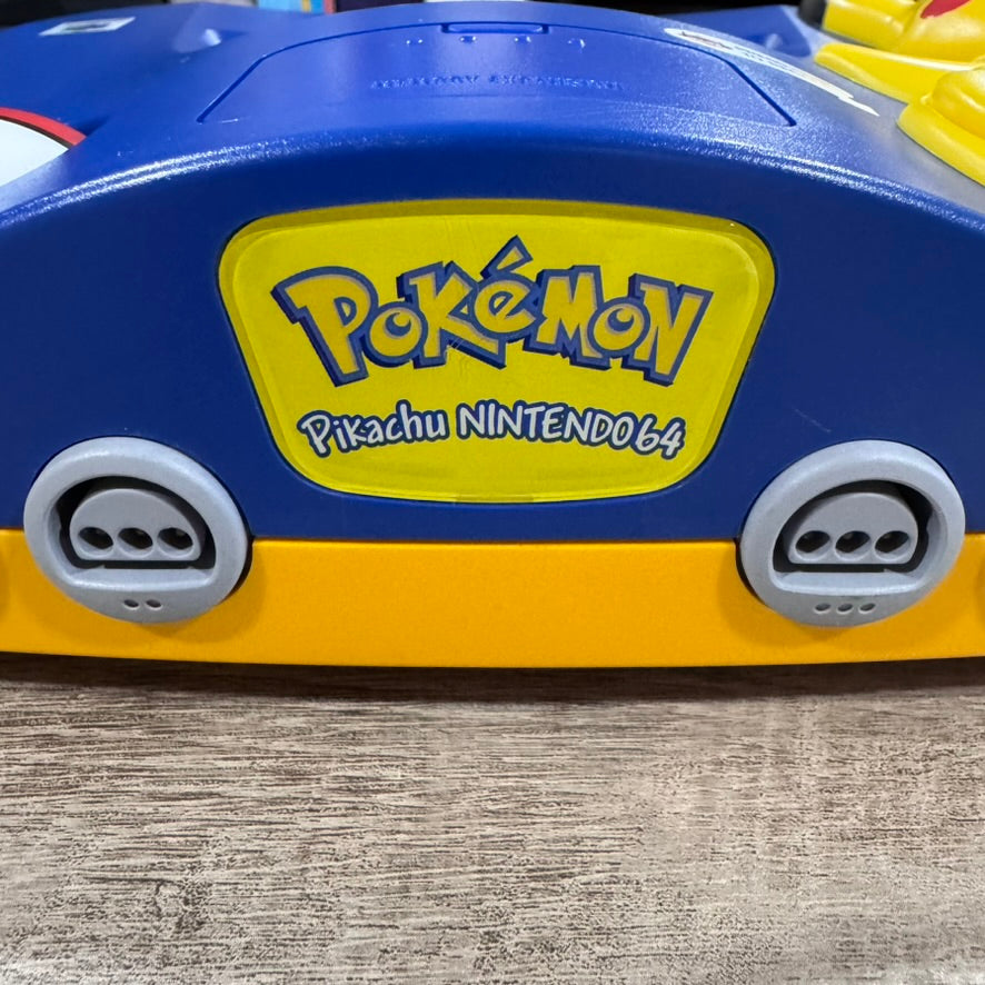Pikachu Edition Nintendo 64 (NUS-101-USA) Beautifully Clean & MINTY SYSTEM!