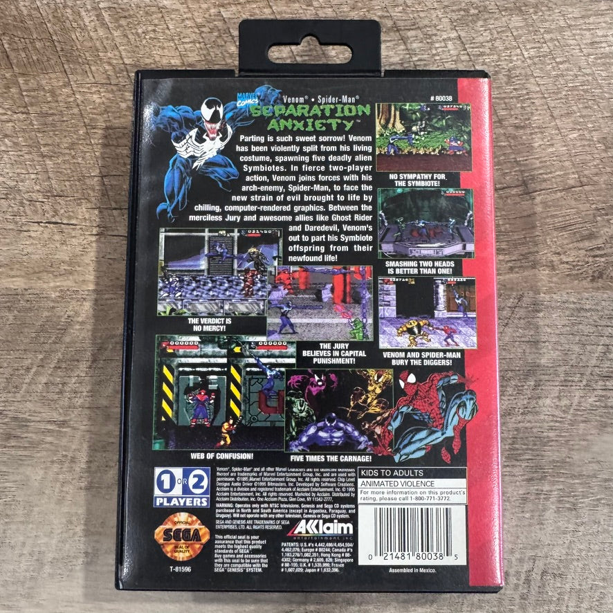 Separation Anxiety (Sega Genesis, 1995) Complete In Box W/ MINT Manual & Poster!