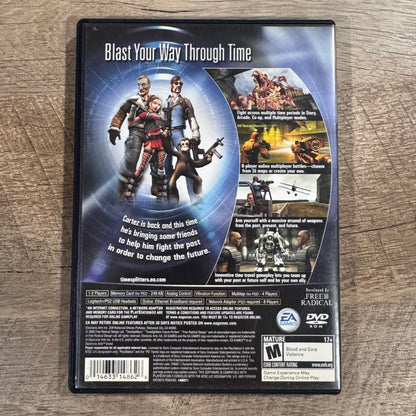 TimeSplitters Future Perfect (Sony PlayStation 2, PS2 2005) W/ Clean Disc & Art!