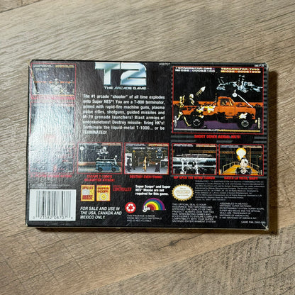 T2: The Arcade Game (Super Nintendo, SNES)