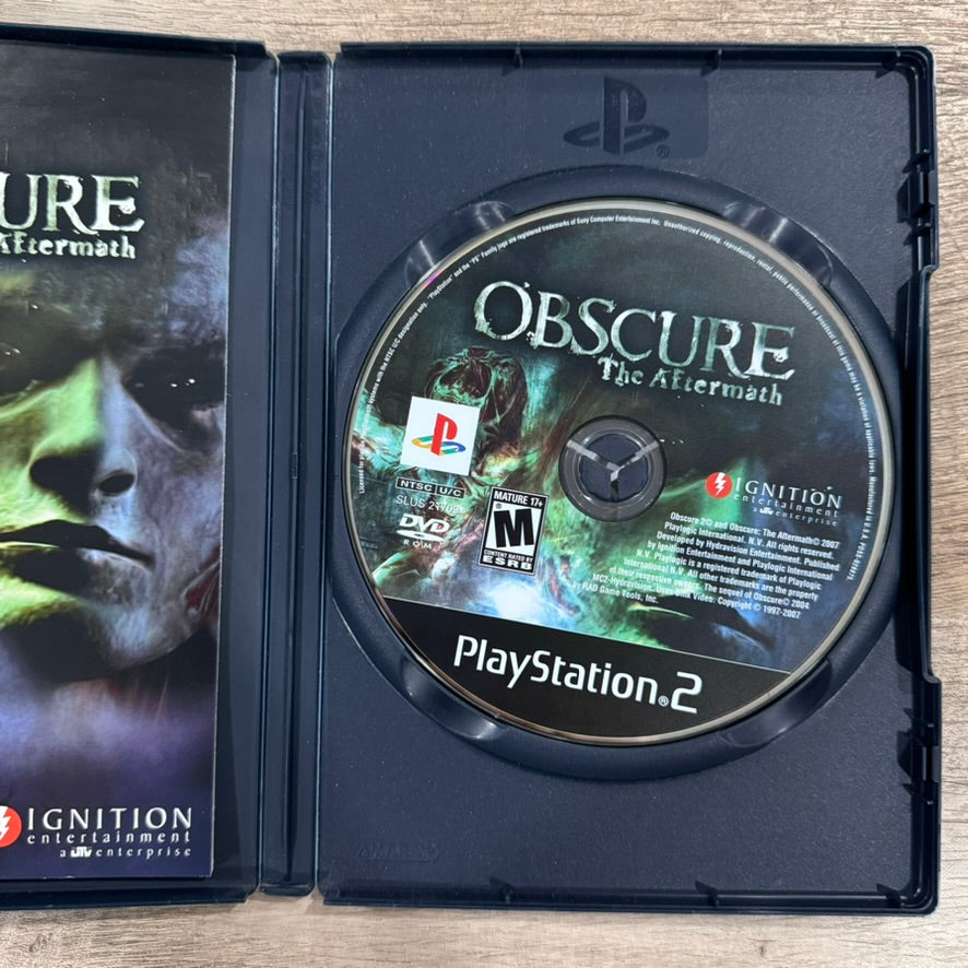 Obscure: The Aftermath (Sony PlayStation 2, PS2 2008) Complete W/ Manual NM!