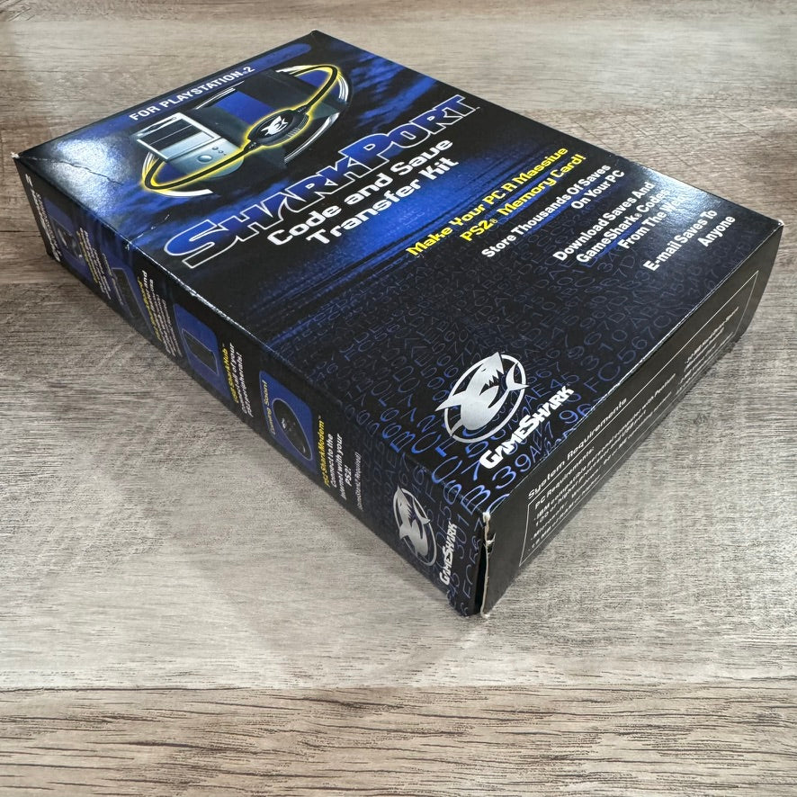 SharkPort Code & Save Transfer Kit (Playstation 2, PS2) Fully Complete CIB!