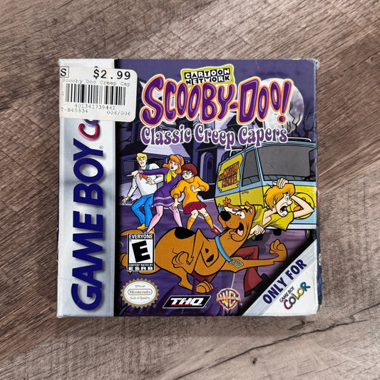 Scooby-Doo! Classic Creep Capers (Nintendo GameBoy Color, GBC)