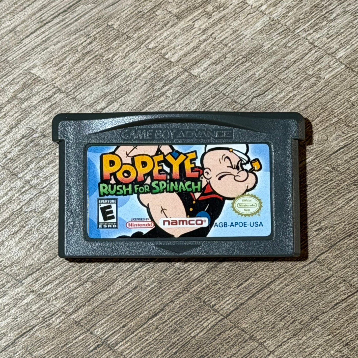 Popeye: Rush for Spinach (Nintendo GameBoy Advance, GBA)