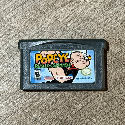 Popeye: Rush for Spinach (Nintendo GameBoy Advance, GBA)
