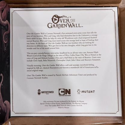 The Story Of Over The Garden Wall (Read & Listen Book / BURGUNDY Vinyl) Sealed!