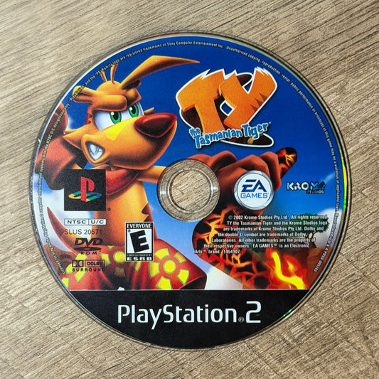 Ty The Tasmanian Tiger (Sony Playstation 2, PS2)