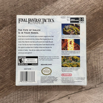 Final Fantasy Tactics Advance (Nintendo GameBoy Advance, GBA)