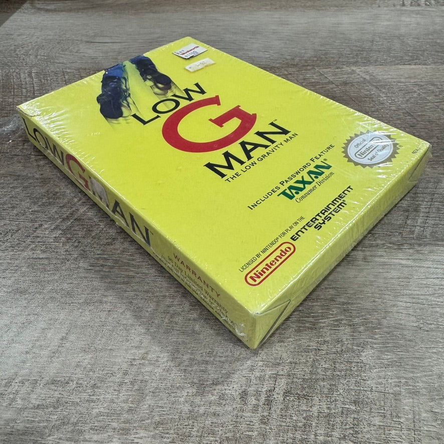 Low G Man: The Low Gravity Man (Nintendo NES, 1990) STILL IN PLASTIC & CLEAN!🔥