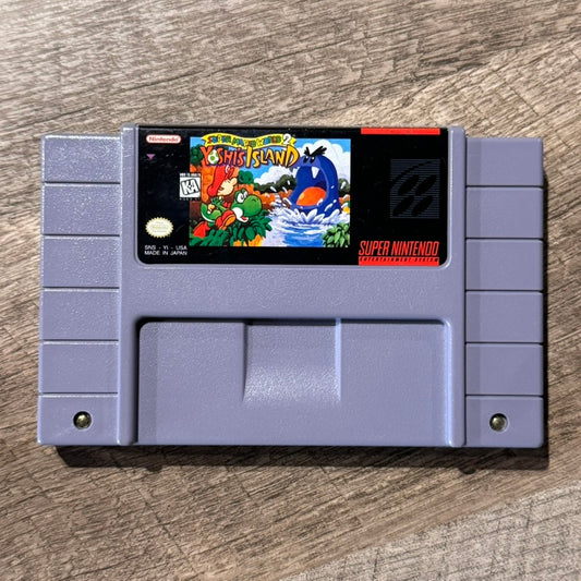 Super Mario World 2: Yoshi's Island (Super Nintendo, SNES)