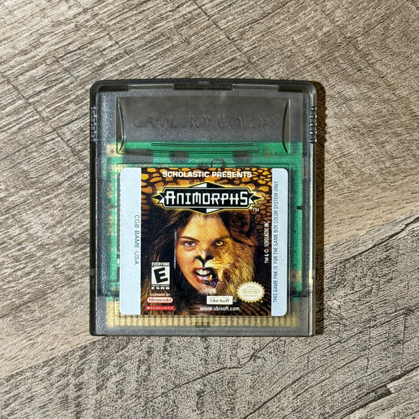 Animorphs (Nintendo GameBoy Color, GBC)