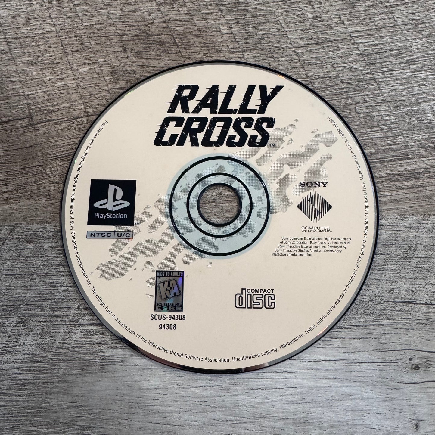 Rally Cross (Sony Playstation, PS1)