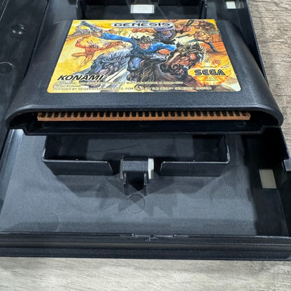 Sunset Riders (Sega Genesis, 1992) CLEAN & Complete W/ Manual, Art & Game Cart!