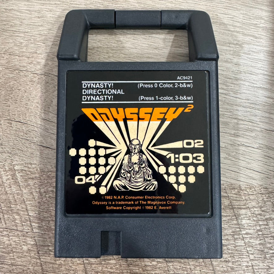 Dynasty! (Magnavox Odyssey 2, 1979) CIB W/ Cart, Manual+ & Clean Box!