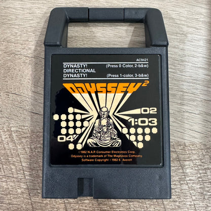 Dynasty! (Magnavox Odyssey 2, 1979) CIB W/ Cart, Manual+ & Clean Box!