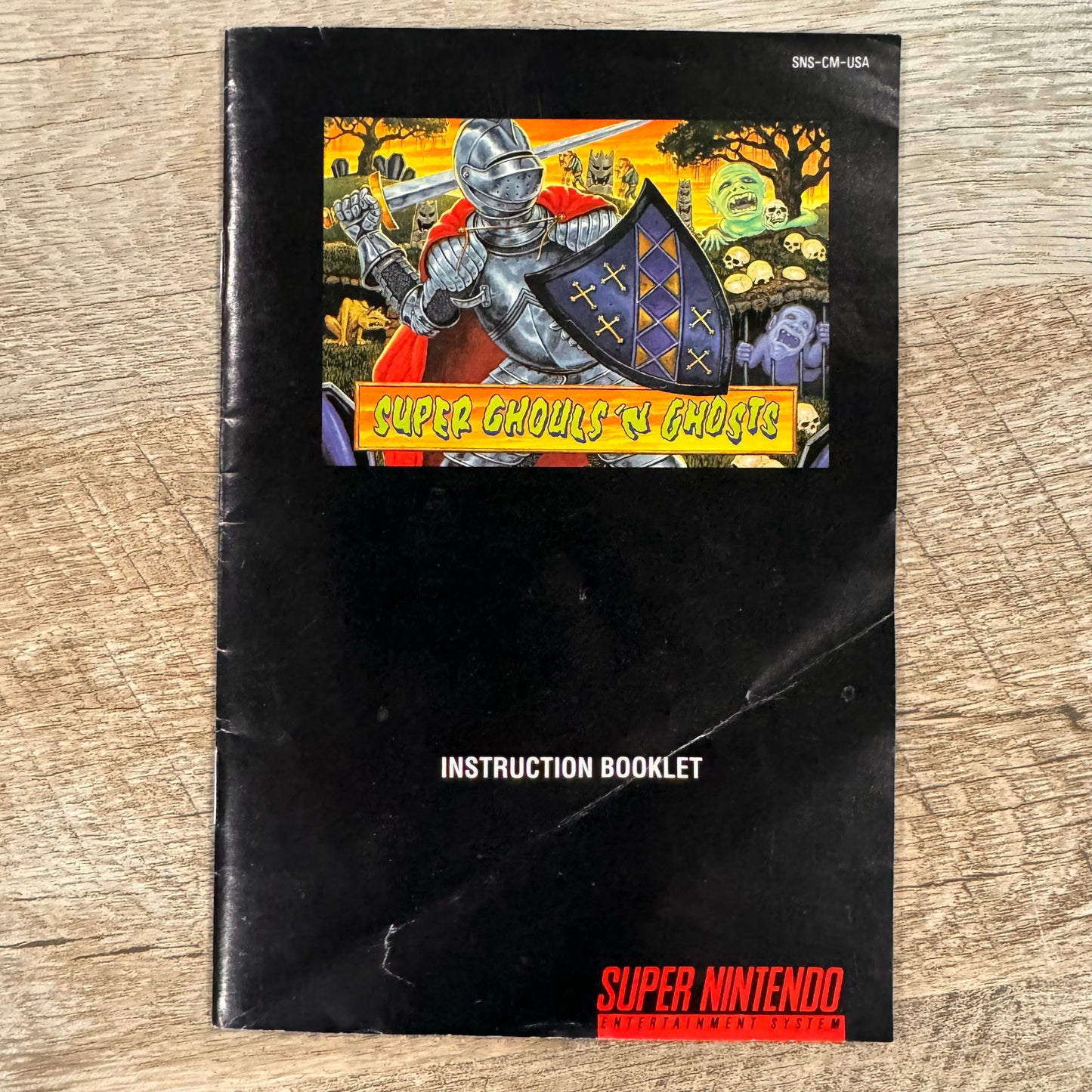 Super Ghouls ‘N Ghosts (Super Nintendo, SNES 1999) W/Game Box & Manual🔥Capcom🔥