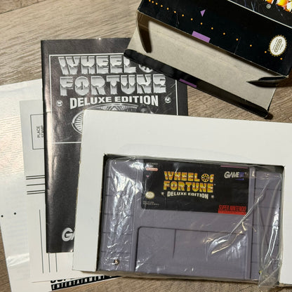 Wheel of Fortune Deluxe Edition (Super Nintendo, SNES)